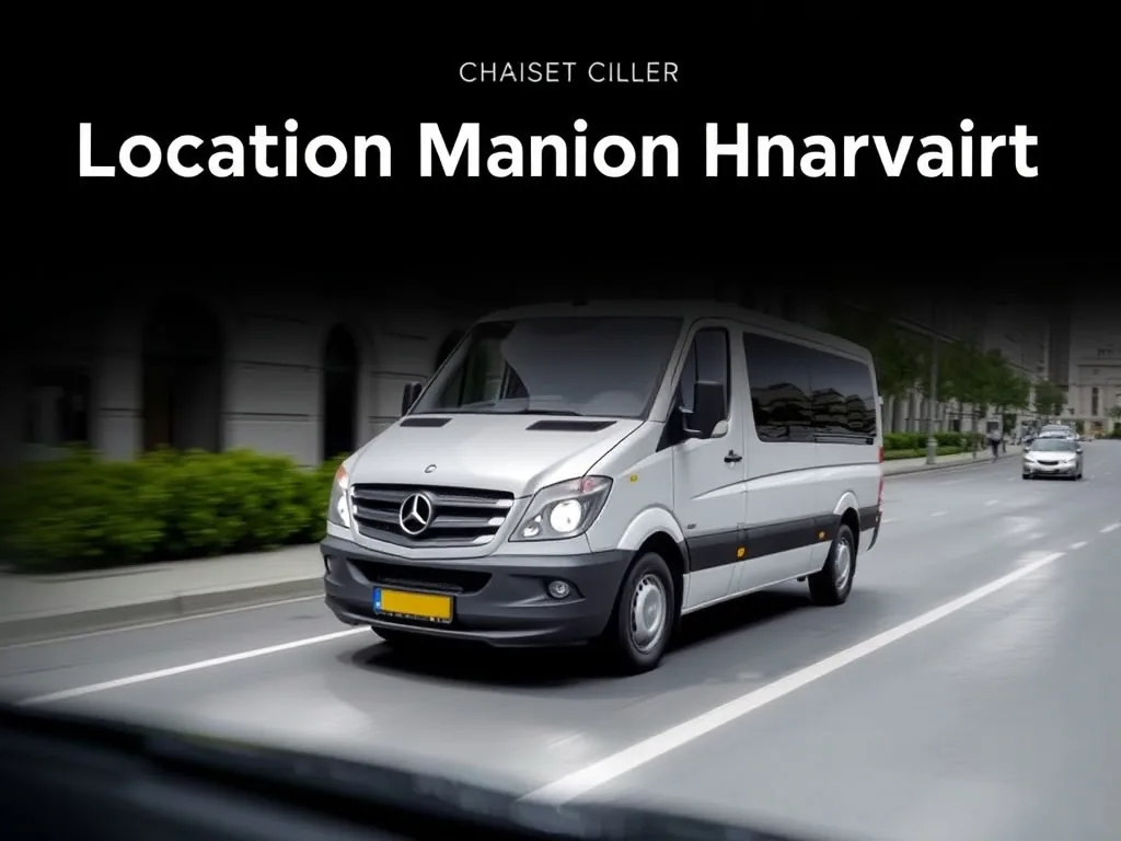 Un chauffeur professionnel charge un canapé à l'arrière d'un camion de déménagement blanc, hayon ouvert, devant une maison